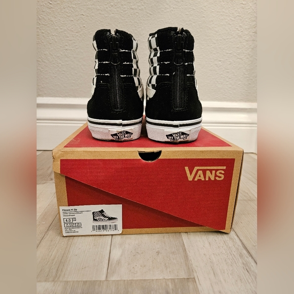 Vans Filmore Hi Zip (Glitter Checkerboard) - Picture 3 of 6